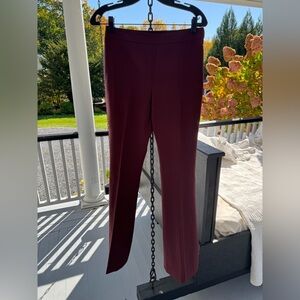 Les Copains maroon trousers